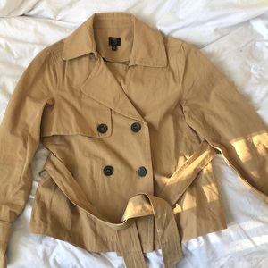 Camel Front Button Jacket
